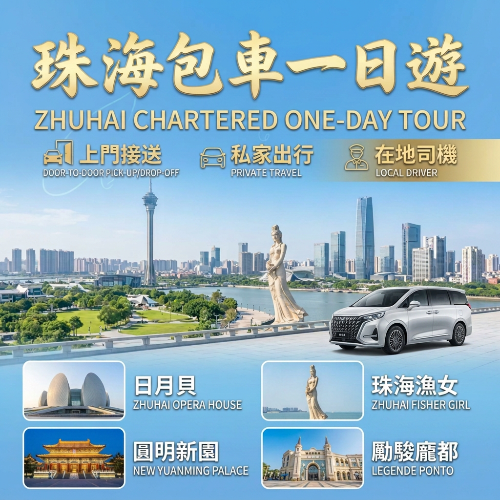 Zhuhai Private Day Tour (10 hours)