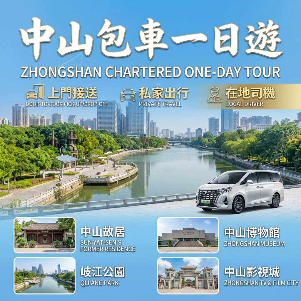 Zhongshan Private Day Tour 10 Hours (Zhongshan Private Day Tour)